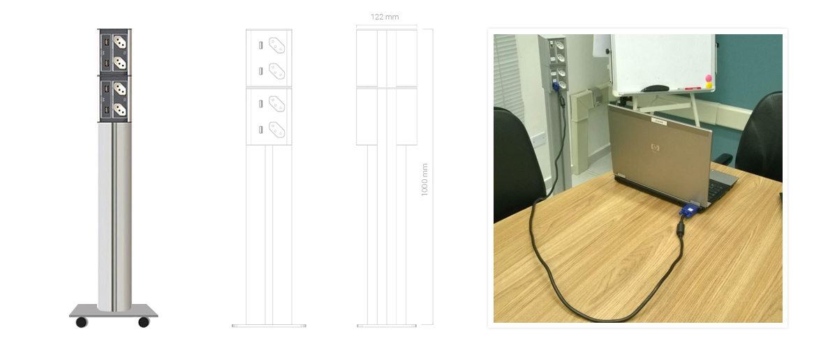 VCHARGER - Totem Carregador Coletivo de Celular ET